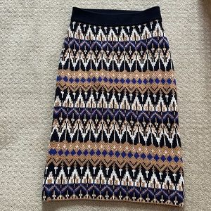 Anthropologie Sweater midi skirt